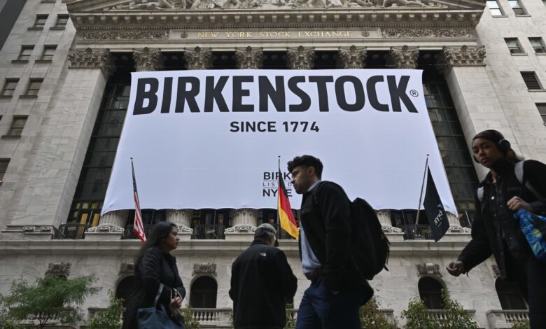 Birkenstock slides about 10% in inventory market debut after opening at $41 per portion