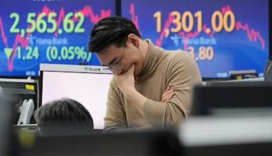Stock market this day: Asian shares largely decrease as Financial institution of Japan meets, China property shares plunge